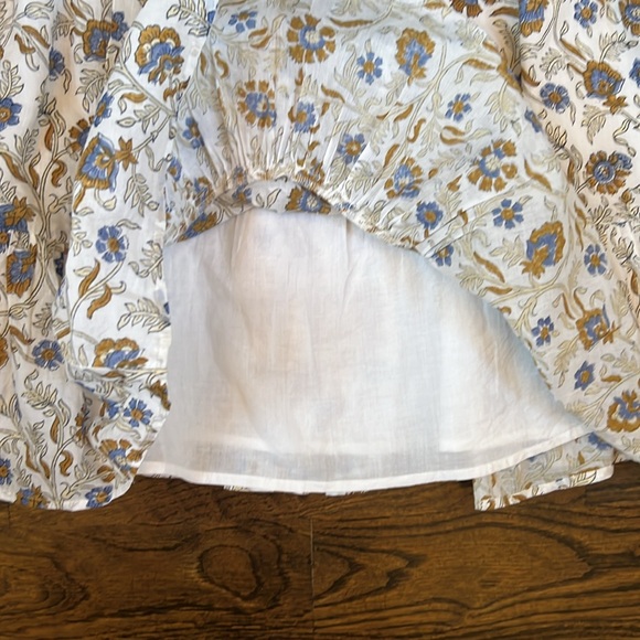 Cleobella Aria Mini Dress in Floral  Polka Dot Block Size Large - Picture 7 of 8